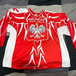 vintage poland hockey jersey